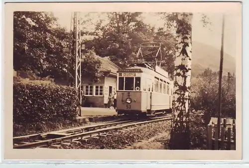 44824 Ak Friedrichroda Haltestelle thür. Waldbahn 1953