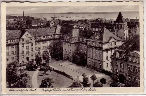 44801 Ak Kiel école navale bâtiment résidentiel 1938