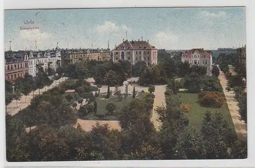44764 Ak Oels en Silésie Kaiserplatz 1939