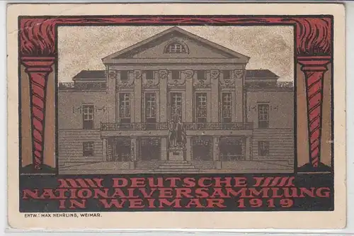 44742 Ak Deutsche Nationalversammlung in Weimar 1919