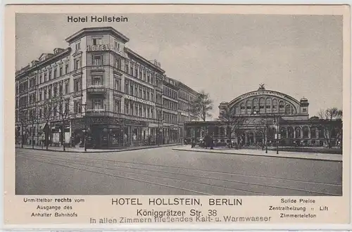 44733 Ak Berlin Hotel Hollstein um 1930