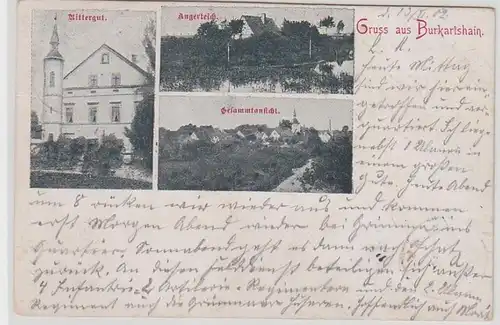 44719 Mehrbild Ak Gruß aus Burkartshain 1902