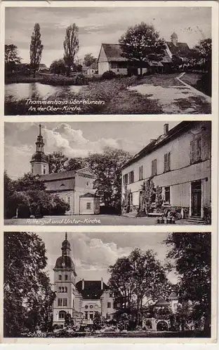 44714 Mehrbild Ak Thammenhain über Wurzen 1937