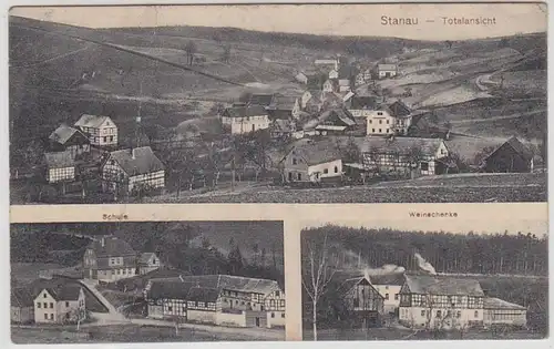 44645 Mehrbild Ak Stanau Totalansicht usw. 1916