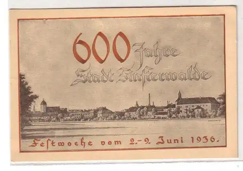 44627 Ak Festwoche 600 Jahre Stadt Finsterwalde 1936