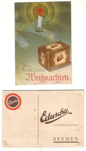 44623 Reklame Ak Eduscho Kaffeegroßrösterei um 1930