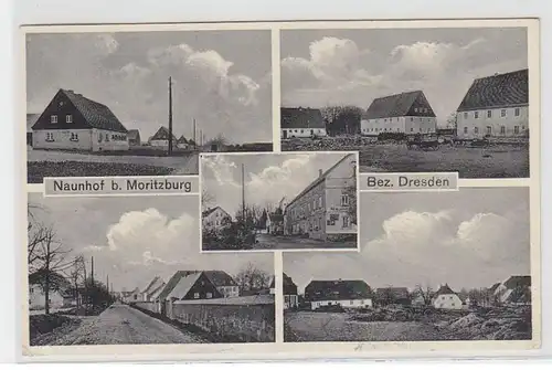 44587 Ak Naunhof bei Moritzburg Bez. Dresden 1940