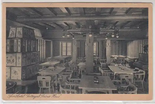44582 Ak Gottesgab Sporthotel "Grünes Haus" 1928
