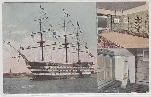 44560 Mehrbild Ak Segelschiff HMS "Victory" 1908