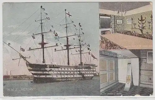 44560 Multi-image Ak Voilier HMS "Victory" 1908