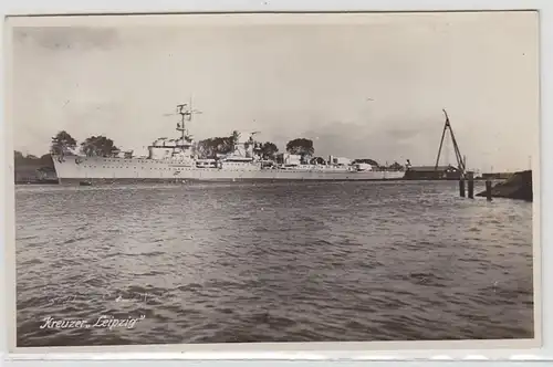 44558 Foto Ak Kreuzer "Leipzig" 1931