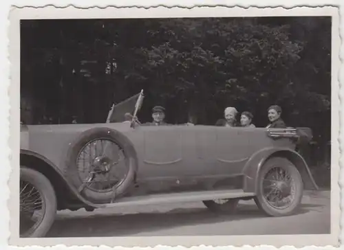 44550 Photo originale vieille voiture vers 1930