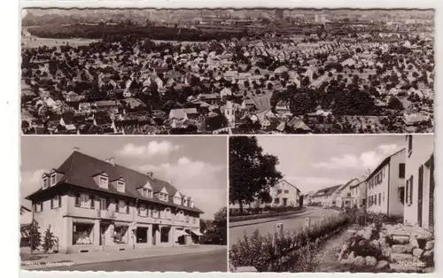 44530 Ak Weil am Rhein City am Trinidad and Mitteanck vers 1960