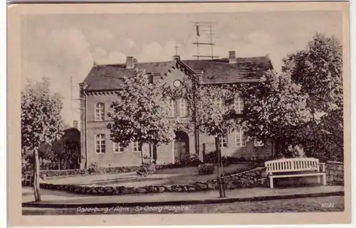 44480 Ak Osterburg Altmark St. Georg Hospital um 1940