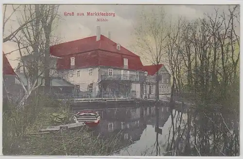 44432 Ak Gruß aus Markleeberg Mühle 1911