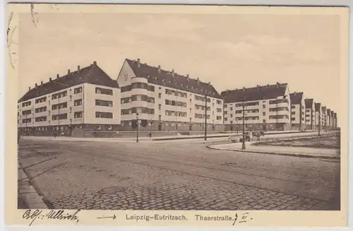 44359 Ak Leipzig Eutritzsch Thaerstrasse um 1930