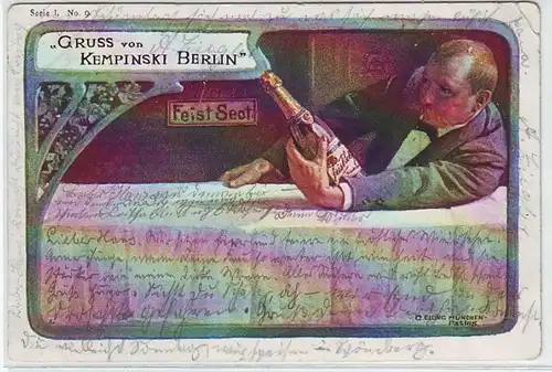 44289 Ak Gruss von Kempinski Berlin 1902