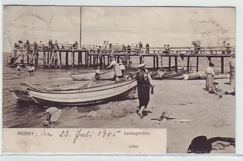44274 Ak Misdroy Landungsbrücke 1905