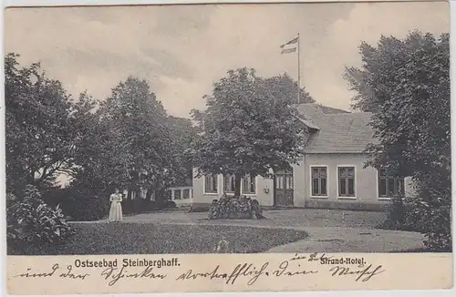 44273 Ak Mer Baltiquebad Steinberghaff Strand Hotel 1909