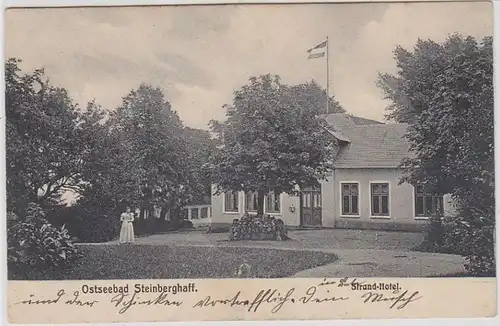 44273 Ak Ostseebad Steinberghaff Strand Hotel 1909