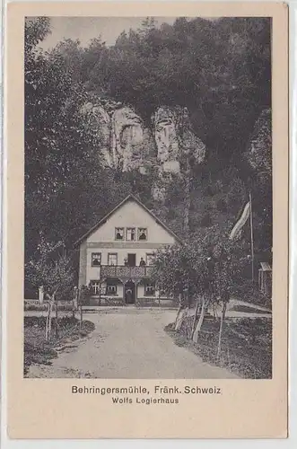 44237 Ak Behringersmühle Wolfs Logierhaus vers 1930