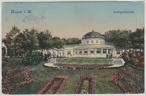 44219 Ak Hagen in Westfalen Stadtgartenhalle 1910