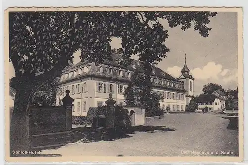 44217 Ak Bad Neuhaus a.d. Saale Schloss Hotel 1935