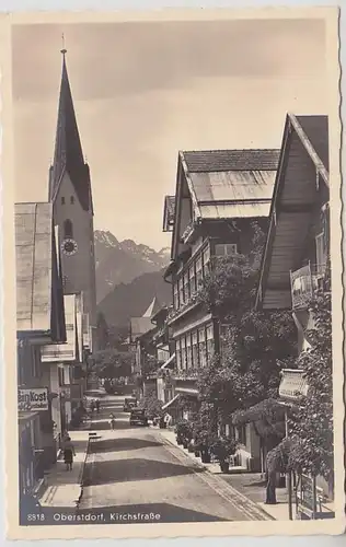 44211 Ak Oberstdorf Kirchstrasse 1936
