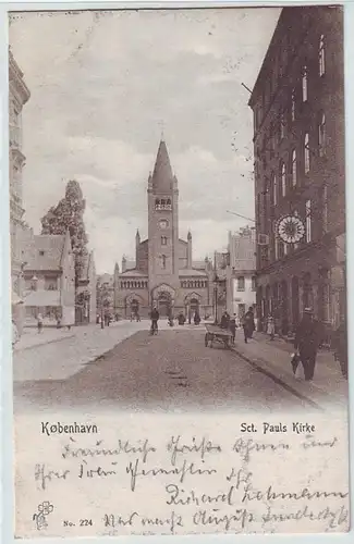 44202 Ak Copenhague København Sct. Pauls Kirke 1905