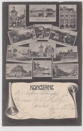 44190 Mehrbild Ak Konstanz am Bodensee 1906