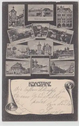 44190 Multi-image Ak Constance am Bodensee 1906