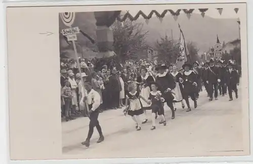 44168 photo Ak Schabisch Hall Déménagement de la fête vers 1920