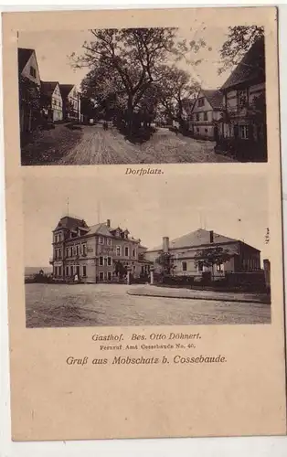 44151 Ak Gruß aus Mobschatz bei Cossebaude 1920