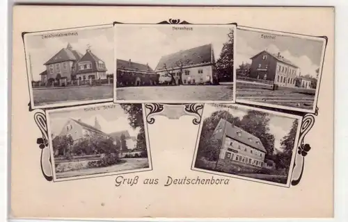 44135 Mehrbild Ak Gruß aus Deutschenbora um 1920