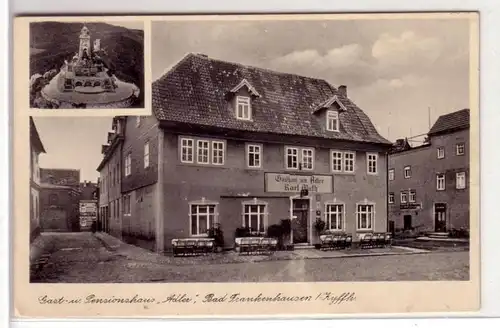 44076 Ak Bad Frankenhausen Hostal "Adler" vers 1940