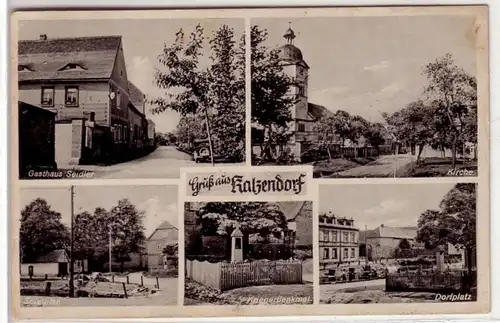 44071 Mehrbild Ak Gruß aus Kalzendorf 1942