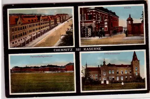 44035 Mehrbild Ak Chemnitz 181 Kaserne um 1910