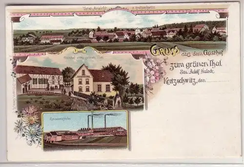 43941 Ak Lithographie Gruß aus Potsdam 1901