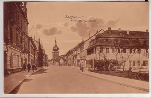 43936 Ak Saalfeld a.S. Blankenburger Strasse 1916