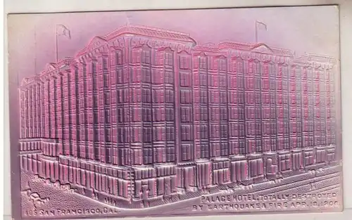 4392 Scène Ak San Francisco California USA Palace Hotel vers 1910
