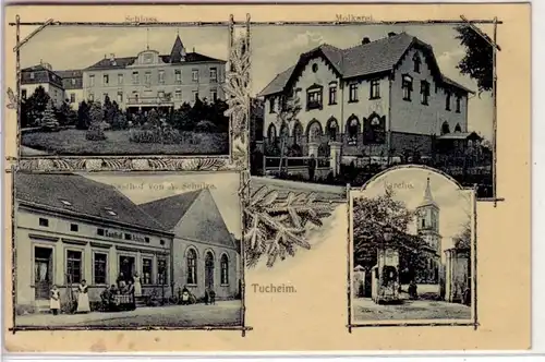 43901 Multi-image Ak Tuchheim Auberge etc. vers 1920