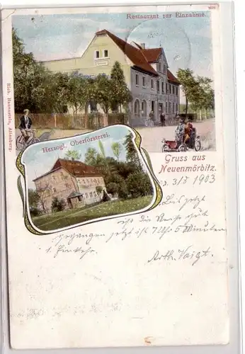 43896 Ak Litho Gruß vom Landhaus bei Langenstein 1902