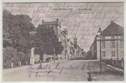 43876 Ak Neustrelitz Schloßstraße 1927