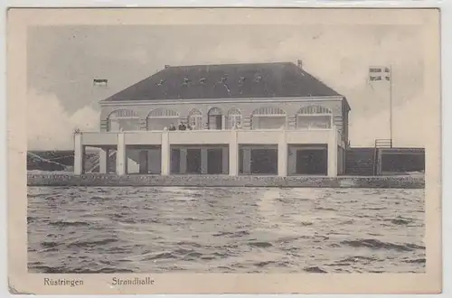 43840 Ak Rüstringen Strandhalle 1917