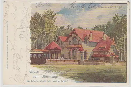 43837 Ak Sternhaus dans le bois de lecheln près de Wolfenbüttel 1901