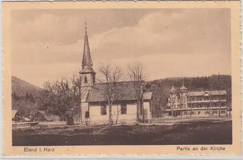 43730 Ak misère dans la partie résine à l'église 1926