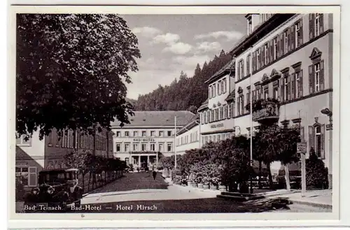 43703 Ak Bad Teinach Bad Hotel Hotel Hirsch um 1943