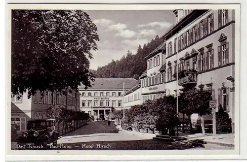 43703 Ak Bad Teinach Bad Hotel Hotels Hirsch vers 1943