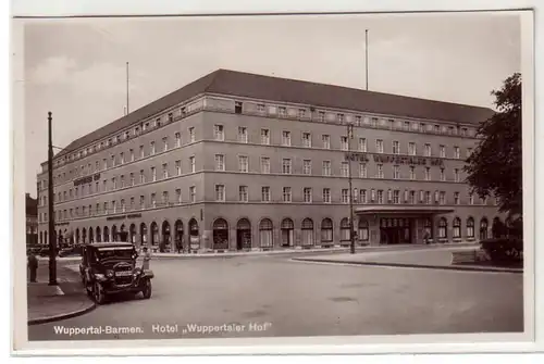 43691 Ak Wuppertal Barmen Hotel "Wuppertaler Hof" 1940
