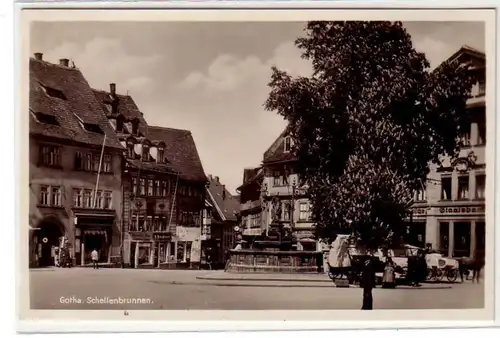 43688 Ak Gotha Schellenbrunnen um 1936